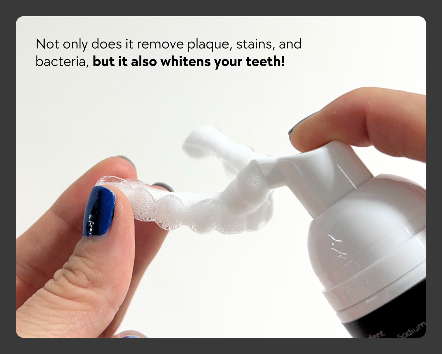 Dental Appliance Cleaning & Whitening Foam - Smile Boutique NY