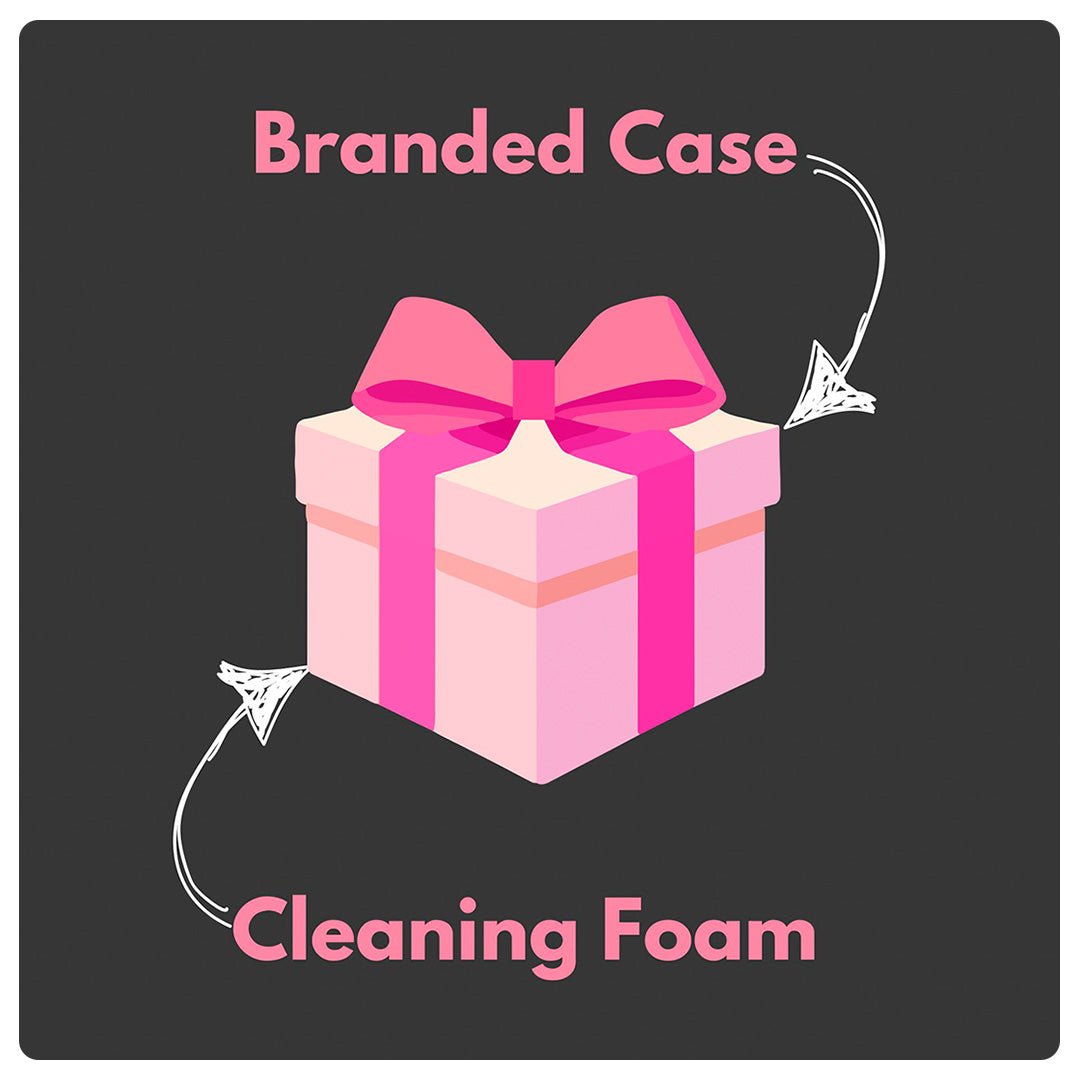 Gift Kit (Branded Case + Cleaning Foam) - Smile Boutique NY
