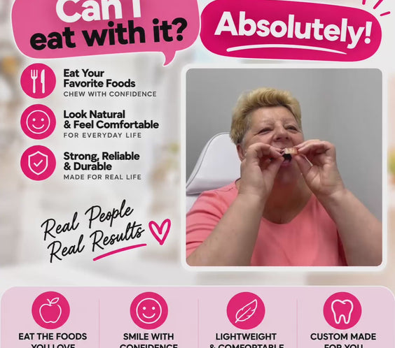 Dentures you can eat with