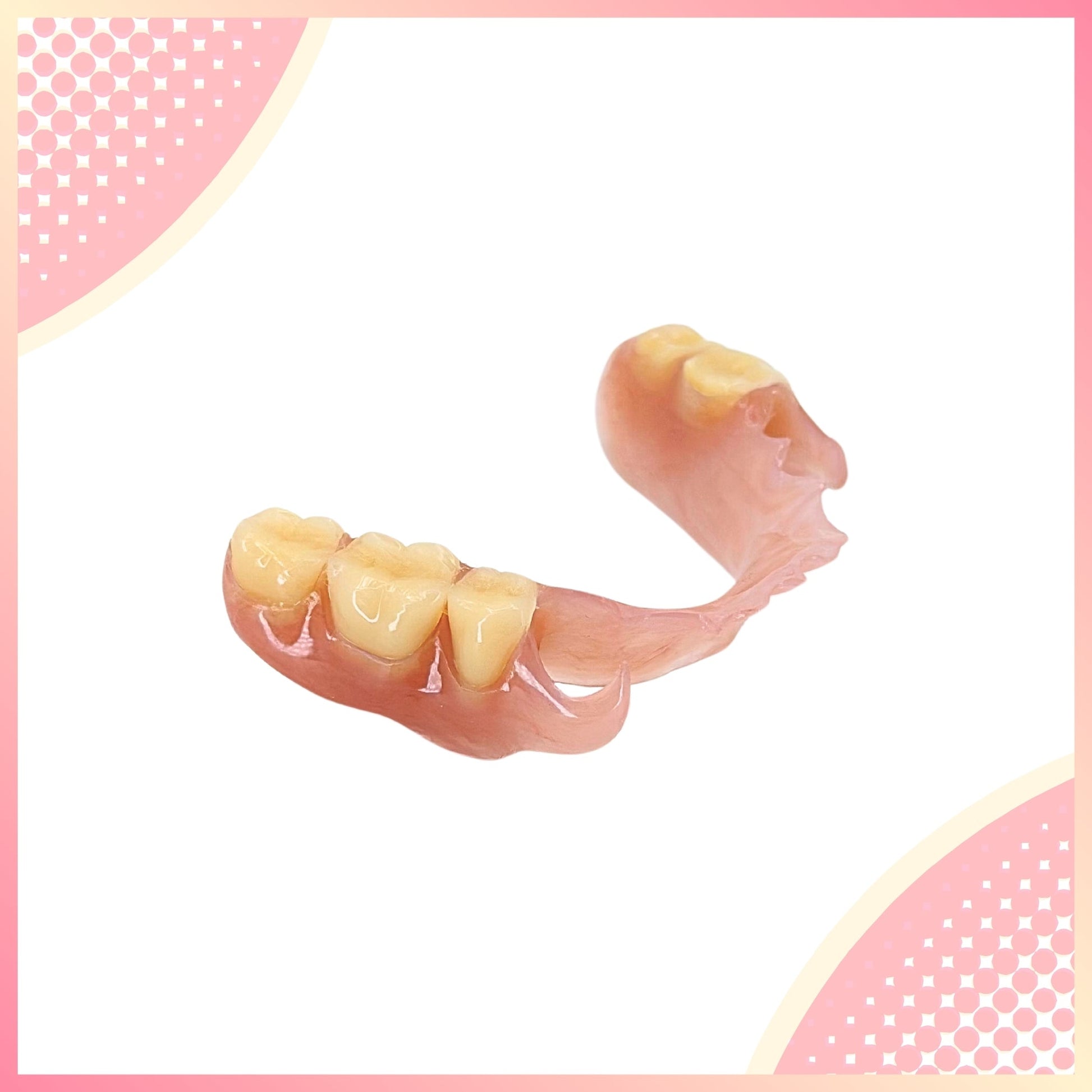 Flexible parial Dentures photo, flxible partial dentures, lower partial denture, partial denture bottom, flexible partial denture, flexible denture